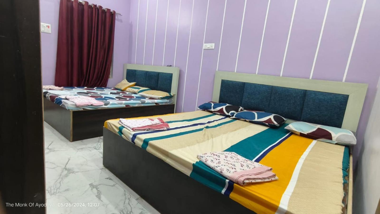Shree Ayodhya Dham Guest House 300 Meter From Sri Ram Temple Free Pick Up , Drop , Breakfast & Wifi מראה חיצוני תמונה