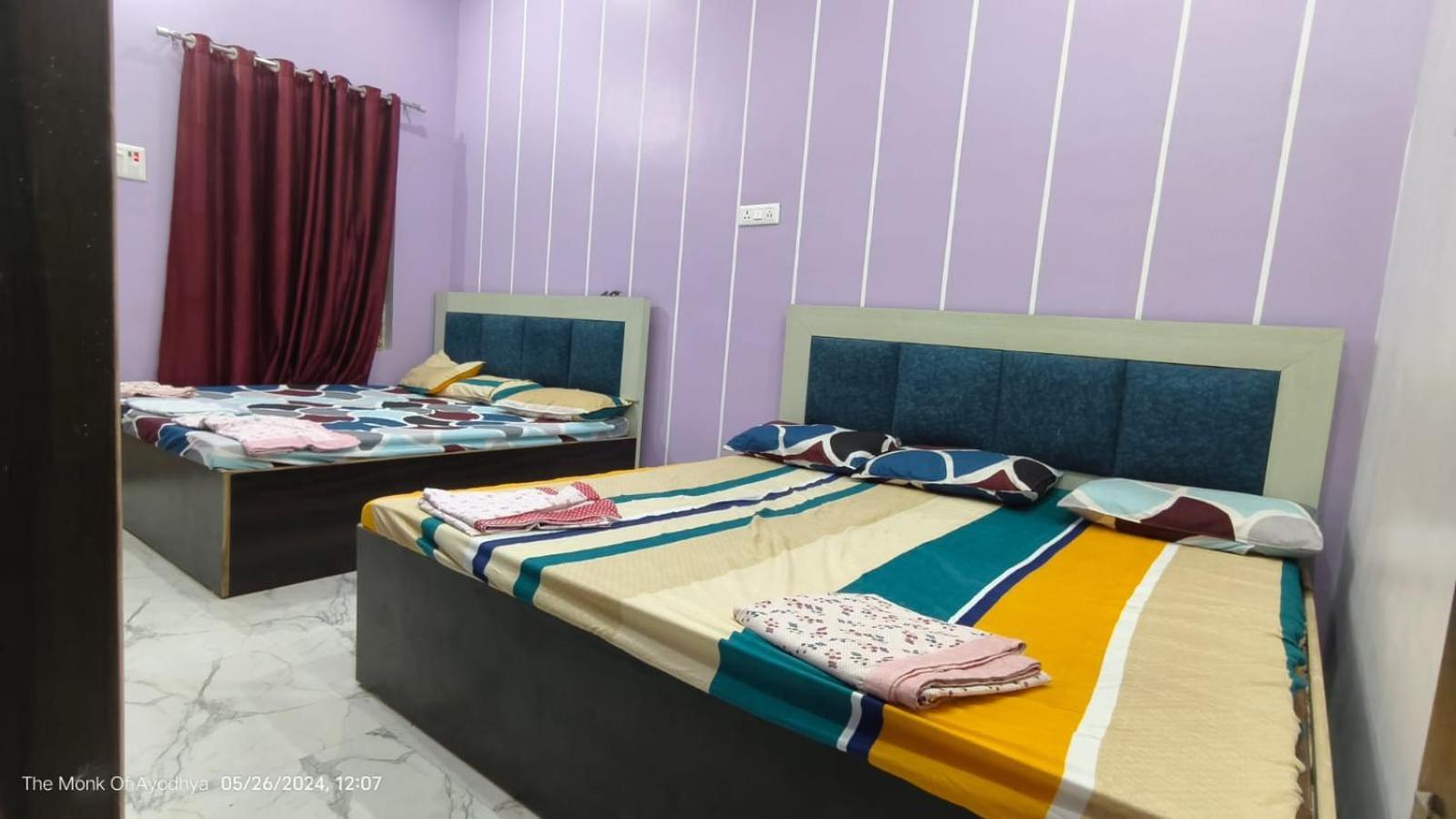 Shree Ayodhya Dham Guest House 300 Meter From Sri Ram Temple Free Pick Up , Drop , Breakfast & Wifi מראה חיצוני תמונה